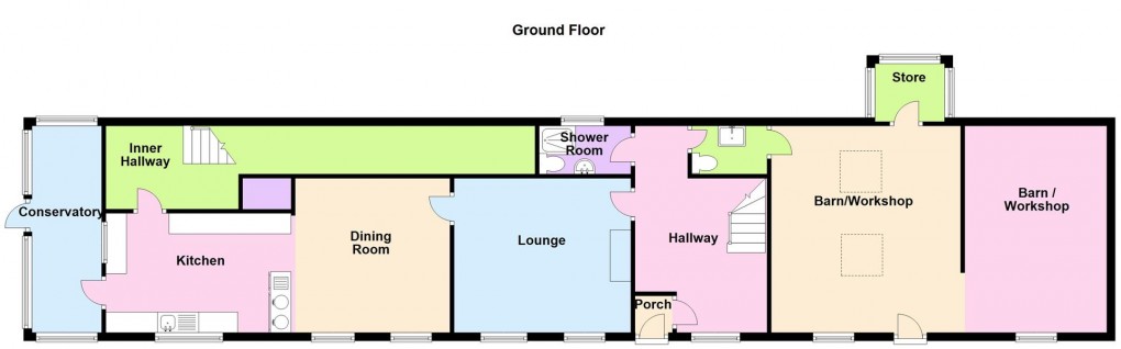 Floorplan for Quarnford, Buxton