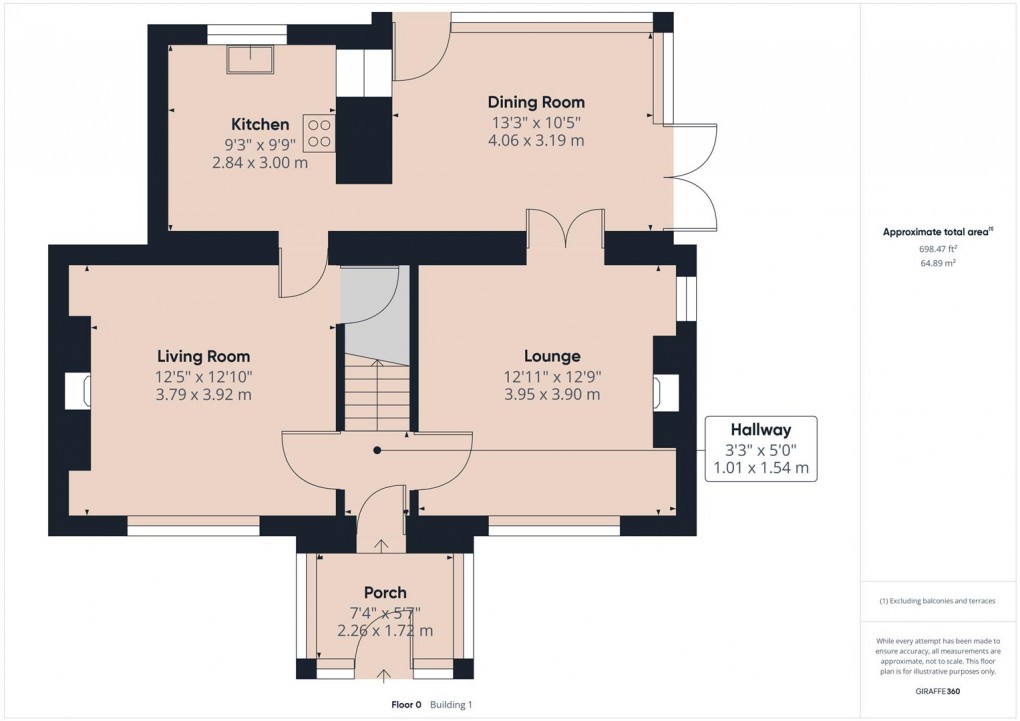 Floorplan for Dale View, Dove Holes