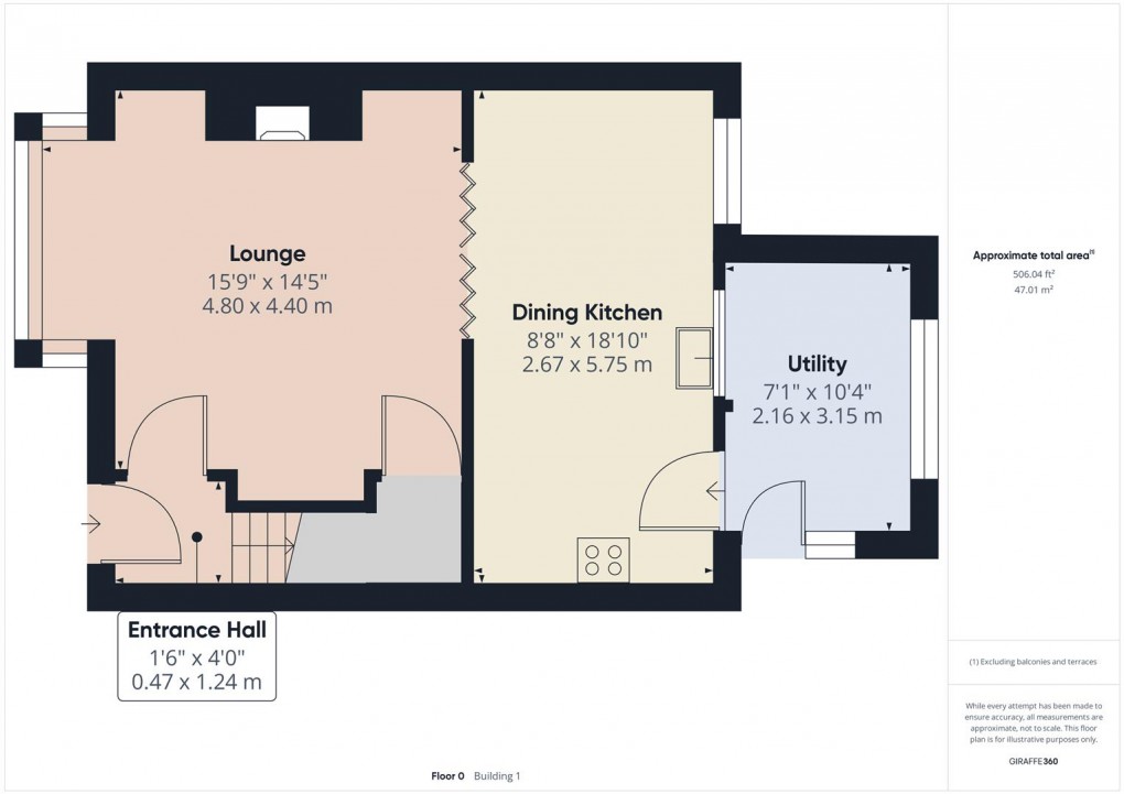 Floorplan for Dolby Road, Buxton